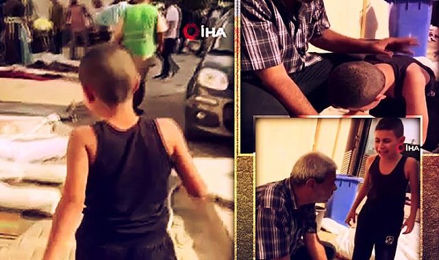 Cansız bedenler arasında geziyordu, dünyası başına yıkıldı! Ailesini arayan Filistinli çocuğun görüntüleri kahretti