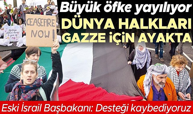 Dünya Genelinde Dayanışma: Gazze'ye Destek Her Yerde Gösteriliyor!