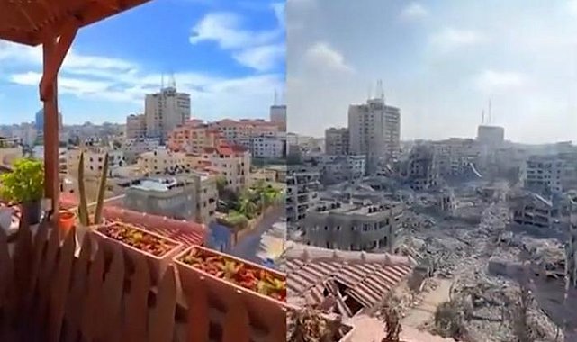 Yıkımın Boyutu Öncesi ve Sonrası Görüntüleriyle Ortaya Çıktı... Ölü Sayısı 10 Bini Aştı!