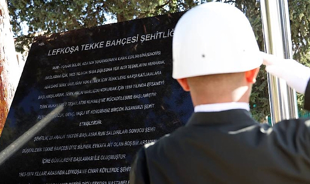Ayvasıl şehitleri, Tekke Bahçesi'nde anıldı!