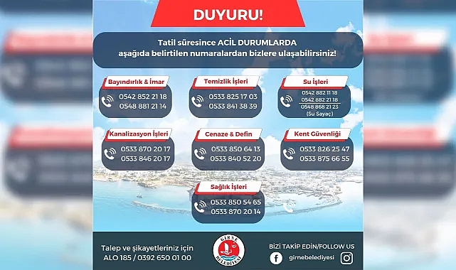 Girne Belediyesi, yeni yıla giriş için tam anlamıyla hazır!