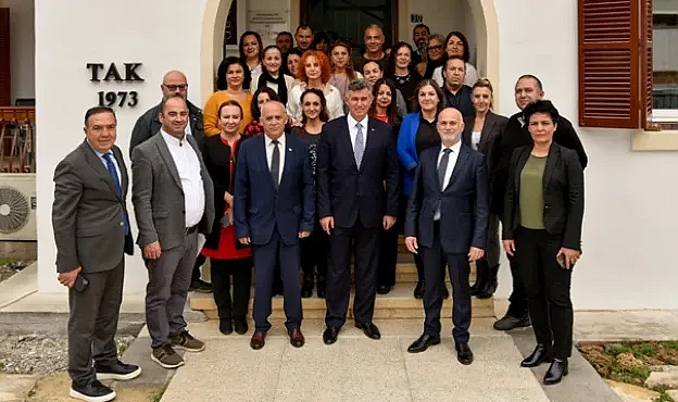 Türkiye'nin Lefkoşa Büyükelçisi Feyzioğlu, Türk Ajansı Kıbrıs'ı (TAK) ziyaret etti!